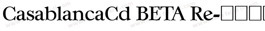 CasablancaCd BETA Re字体转换